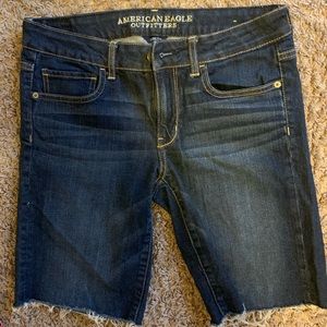 American Eagle Skinny bermuda denim shorts